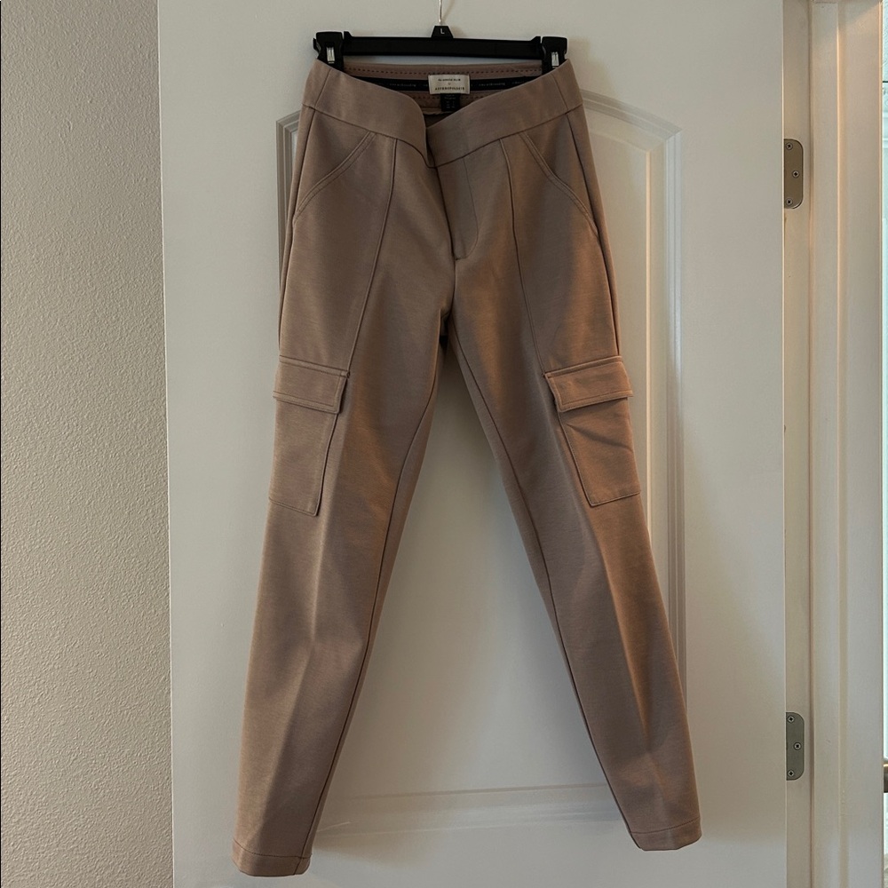 Anthropologie Essential Slim Tan Pants